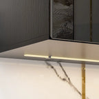 63 TV Stand Hanging TV Consoles Wall TV Cabinet with LED Entertain