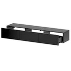 63 TV Stand Hanging TV Consoles Wall TV Cabinet with LED Entertain
