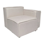 Contemporary Modular Sectional Sofa Right Side Chair with Armrest
