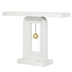 39.5 Inche Narrow Console Sofa Hallway Accent Table for Entryway