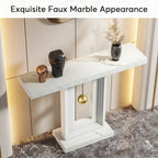 39.5 Inche Narrow Console Sofa Hallway Accent Table for Entryway