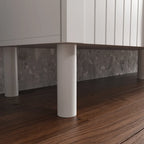 63.2W Bookcase Credenza Sideboard Buffet with Drawer & Pop-Up Doors