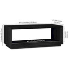 Tannen 48 Wide Rectangular Coffee Table - 47.5 Wide
