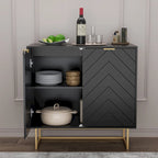 Sideboard Buffet Cabinet with Storage Adjustable Shelf Cabinet for Living Room, Kitchen