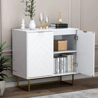 Sideboard Buffet Cabinet with Storage Adjustable Shelf Cabinet for Living Room, Kitchen
