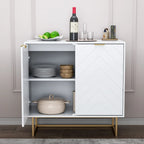 Sideboard Buffet Cabinet with Storage Adjustable Shelf Cabinet for Living Room, Kitchen