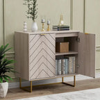 Sideboard Buffet Cabinet with Storage Adjustable Shelf Cabinet for Living Room, Kitchen