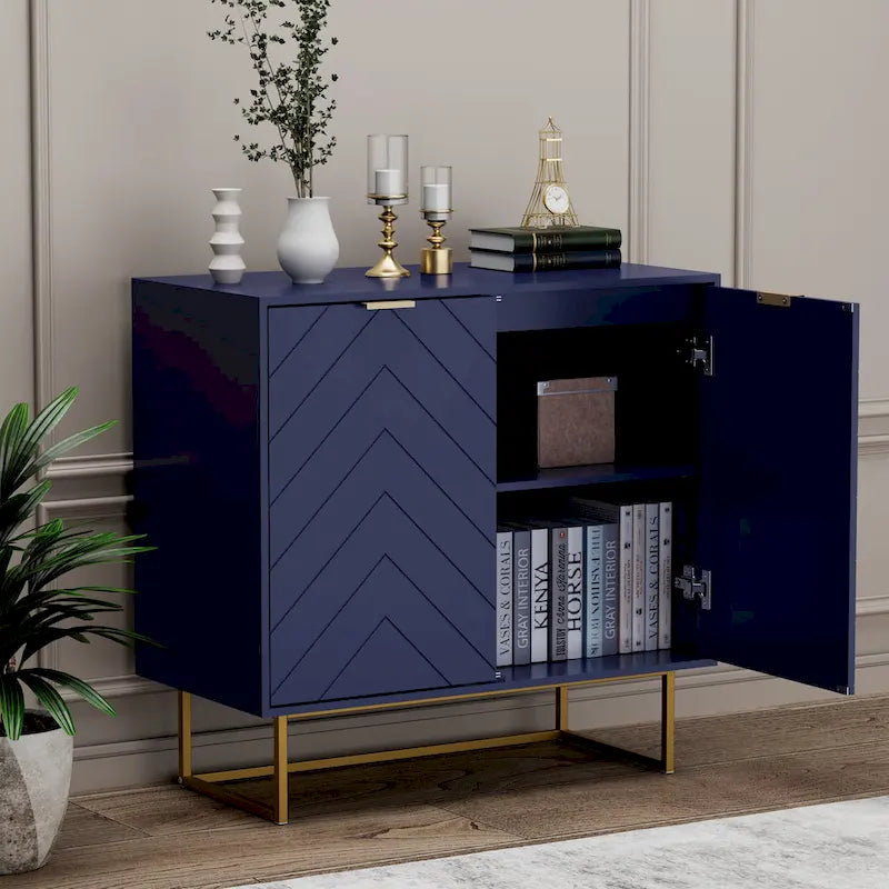 Sideboard Buffet Cabinet with Storage Adjustable Shelf Cabinet for Living Room, Kitchen