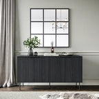 Alexander Fluted Sideboard Cabinet Buffet - 62