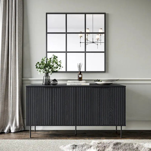 Alexander Fluted Sideboard Cabinet Buffet - 62
