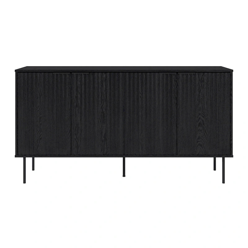 Alexander Fluted Sideboard Cabinet Buffet - 62