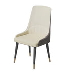 2 pieces Contemporary Leather Dining Chair - 18x19.7x32.3 inch