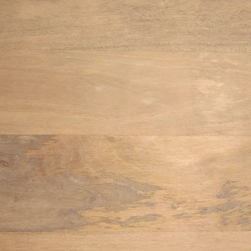 June Light Brown Wood w/ Fluting Square Coffee Table