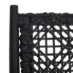 SAFAVIEH Queenie Bandelier Open Leather Weave Squared Accent Chair - 26 W x 32 D x 31 H - 26Wx31Dx31H