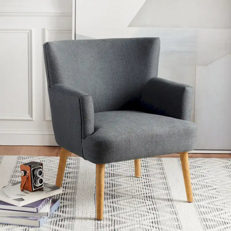 SAFAVIEH Paulina Accent Chair - 28 W x 30.3 L x 32.7 H - 28Wx30Dx33H