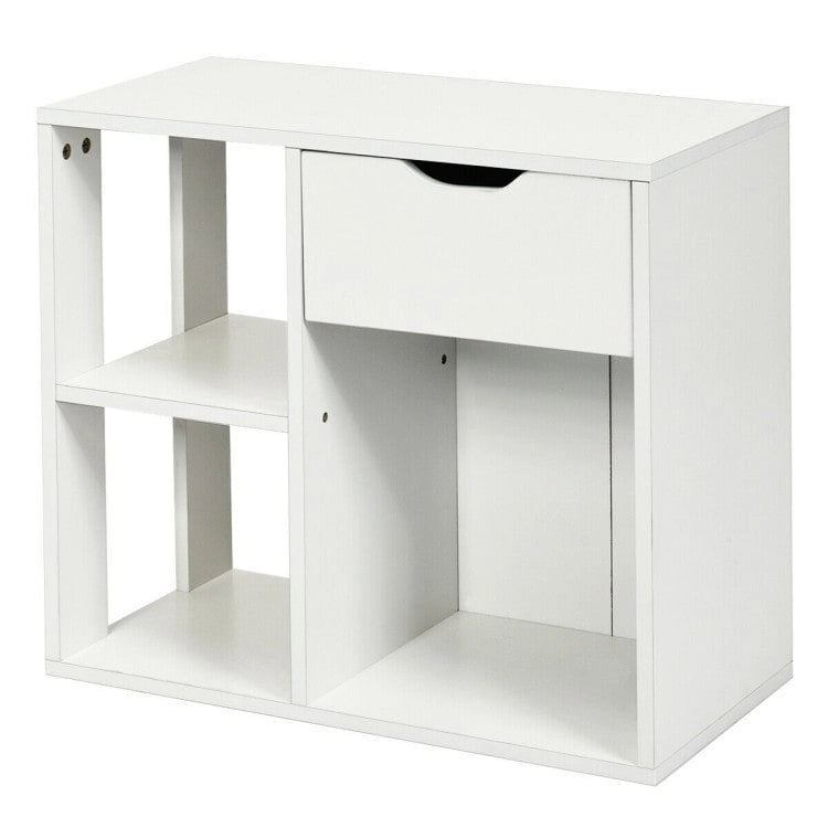 3-tier Side Table with Storage Shelf & Drawer Space - 23.5 x 12 x 20.5 (L x W x H)