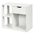 3-tier Side Table with Storage Shelf & Drawer Space - 23.5 x 12 x 20.5 (L x W x H)