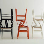 Modern Wood Dining Chair With Open Back Arm Armchair Hemp Seat For Home Restaurant Office