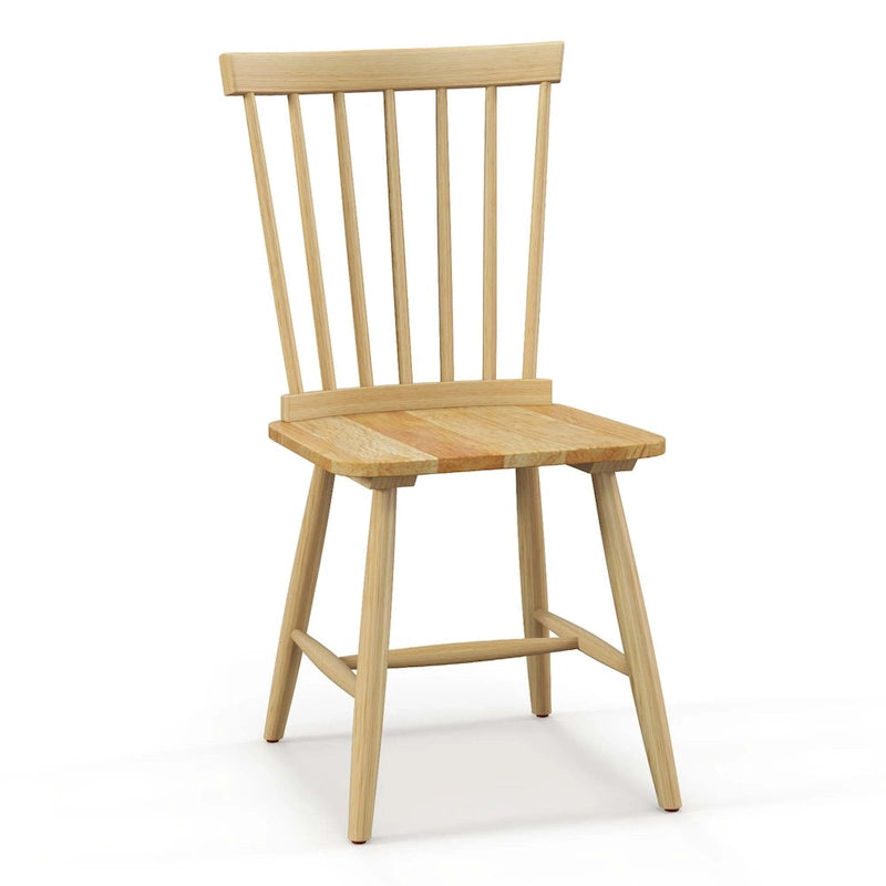 Costway Windsor Dining Chairs Set of 2 Armless Spindle Back Solid - See Details