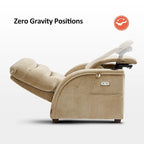MCombo Power Zero Gravity Recliner Chair with Adjustable Headrest for Living Room, Fabric ZG334