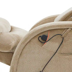 MCombo Power Zero Gravity Recliner Chair with Adjustable Headrest for Living Room, Fabric ZG334
