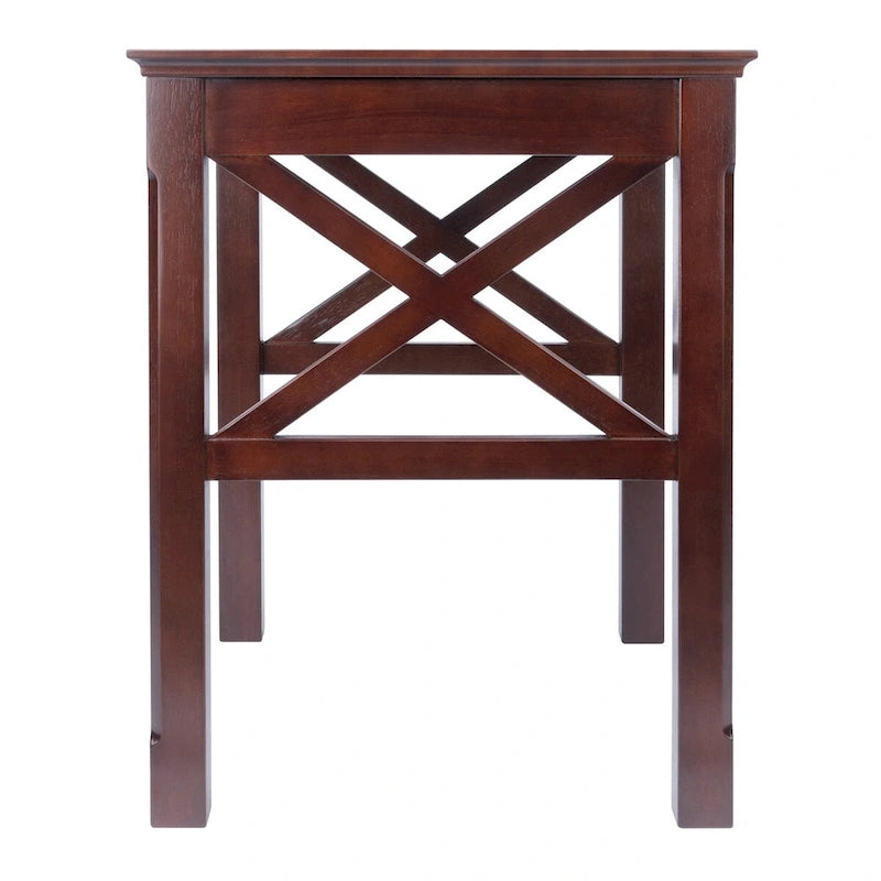 Xola 3-Pc Nesting Tables, Cappuccino - 21.1W x 17.3D x 22.1H.