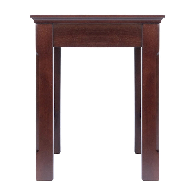 Xola 3-Pc Nesting Tables, Cappuccino - 21.1W x 17.3D x 22.1H.