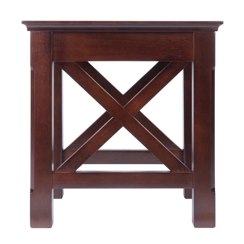Xola 3-Pc Nesting Tables, Cappuccino - 21.1W x 17.3D x 22.1H.