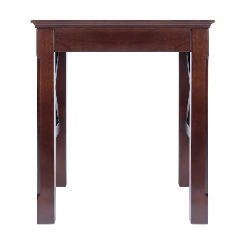 Xola 3-Pc Nesting Tables, Cappuccino - 21.1W x 17.3D x 22.1H.