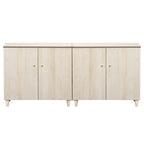 WAMPAT Modern TV Stand, Tall Entertainment Center with Doors