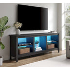Classical 70 Inch TV Stand, TV Console Table for 75 Inch TV with LED