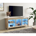 Classical 70 Inch TV Stand, TV Console Table for 75 Inch TV with LED