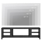 TV Stand for 75 Inch TV Console Table, Wood Entertainment Center