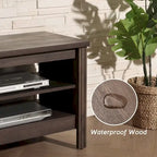 TV Stand for 75 Inch TV Console Table, Wood Entertainment Center