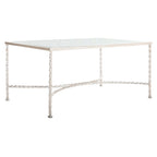 SAFAVIEH Couture Sedighe Glass Coffee Table - 40 W x 24 D x 18 H - 40W x 24D x 18H