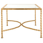 SAFAVIEH Couture Sedighe Glass Coffee Table - 40 W x 24 D x 18 H - 40W x 24D x 18H