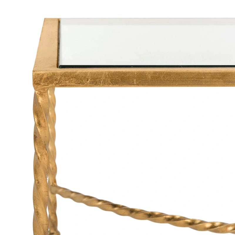 SAFAVIEH Couture Sedighe Glass Coffee Table - 40 W x 24 D x 18 H - 40W x 24D x 18H