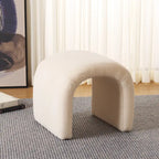 SAFAVIEH Alize Curved Waterfall Velvet Ottoman