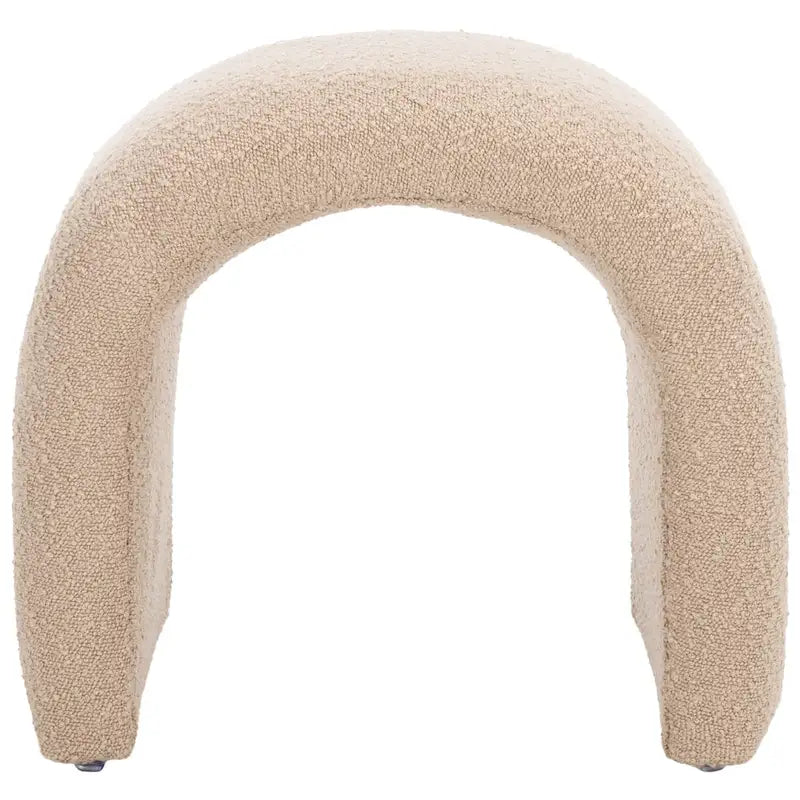 SAFAVIEH Alize Curved Waterfall Velvet Ottoman