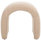 SAFAVIEH Alize Curved Waterfall Velvet Ottoman
