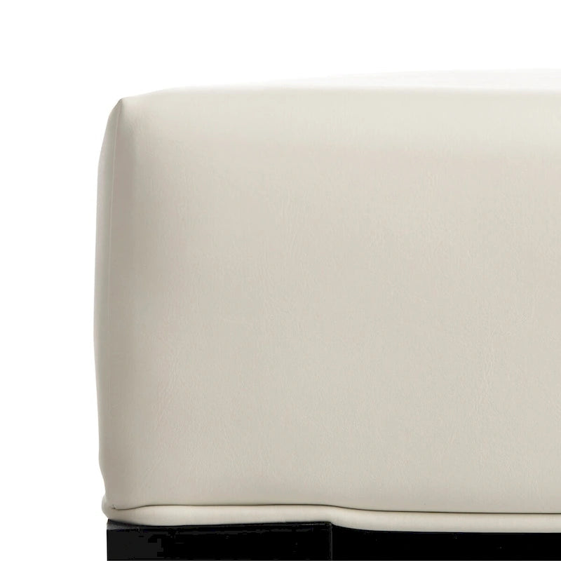 SAFAVIEH Kirsten Solid Wood Cocktail Ottoman
