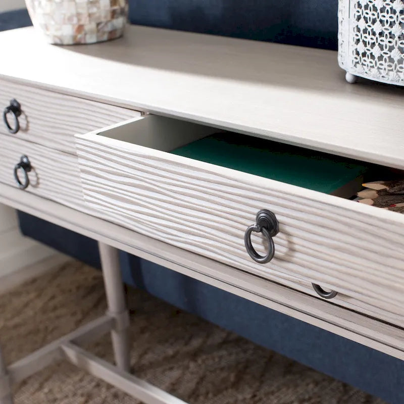 SAFAVIEH Beaulah 4-Drawer Console Table - 42 W x 13 L x 29.5 H - 42Wx13Dx30H