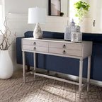 SAFAVIEH Beaulah 4-Drawer Console Table - 42 W x 13 L x 29.5 H - 42Wx13Dx30H