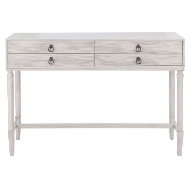 SAFAVIEH Beaulah 4-Drawer Console Table - 42 W x 13 L x 29.5 H - 42Wx13Dx30H