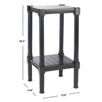 SAFAVIEH Nermira Square Accent Table - 13.8 W x 13.8 L x 28.3 H - 14Wx14Dx28H