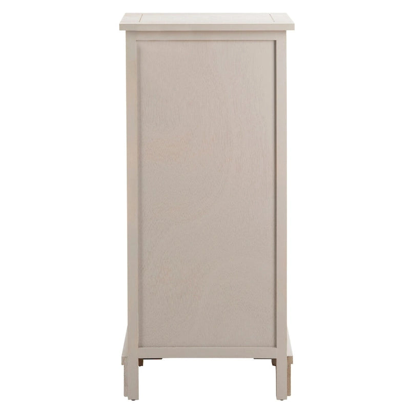 SAFAVIEH Golda Distressed Black Storage Cabinet - 15.9 x 11.8 x 35 - 16Wx12Dx35H