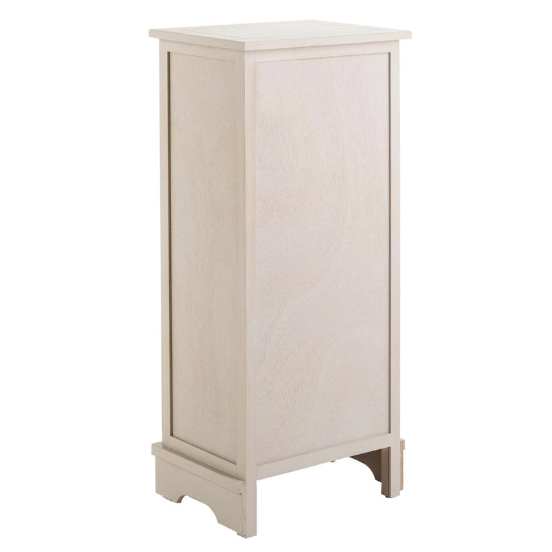 SAFAVIEH Golda Distressed Black Storage Cabinet - 15.9 x 11.8 x 35 - 16Wx12Dx35H