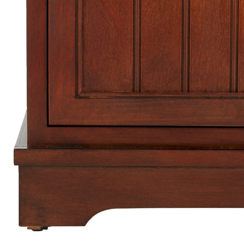 SAFAVIEH Golda Distressed Black Storage Cabinet - 15.9 x 11.8 x 35 - 16Wx12Dx35H