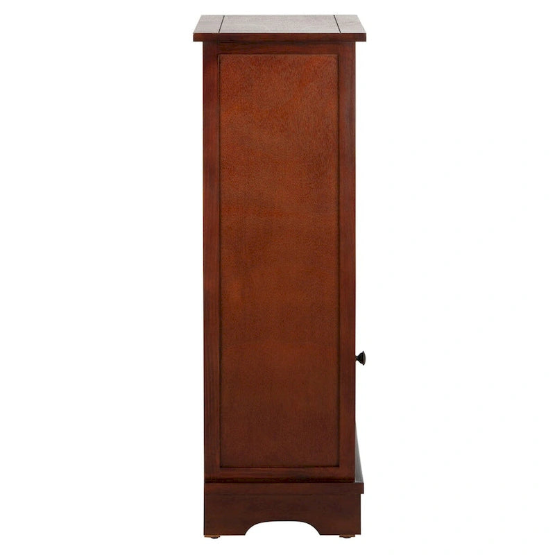 SAFAVIEH Golda Distressed Black Storage Cabinet - 15.9 x 11.8 x 35 - 16Wx12Dx35H