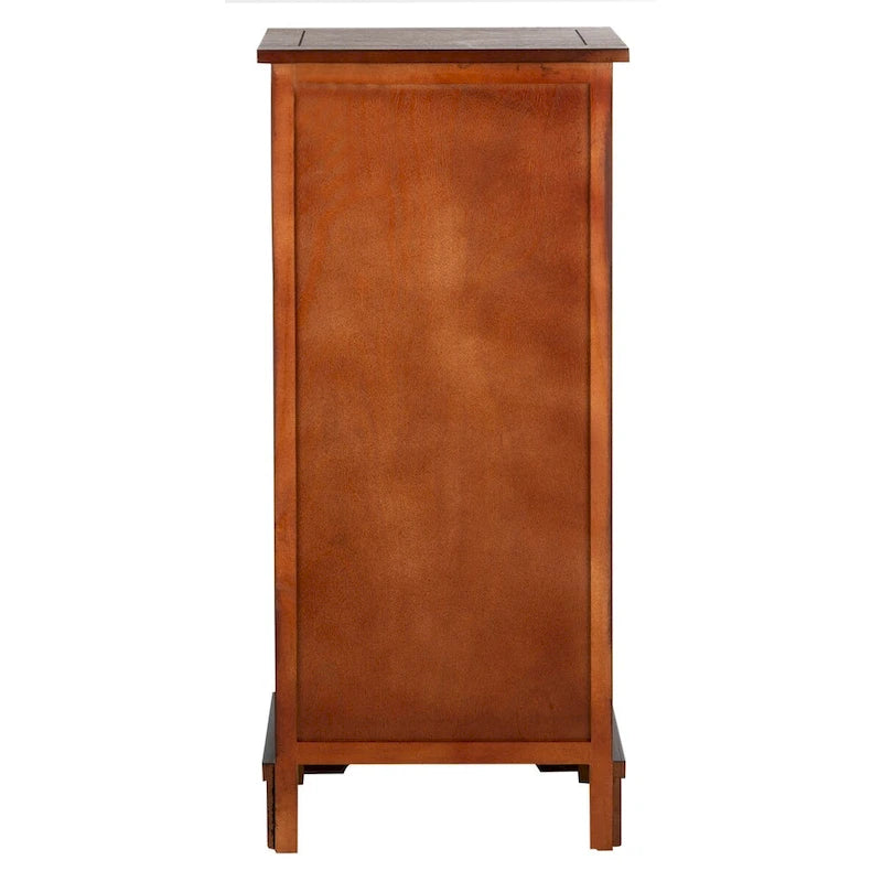 SAFAVIEH Golda Distressed Black Storage Cabinet - 15.9 x 11.8 x 35 - 16Wx12Dx35H
